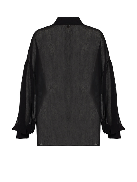 Black Chiffon Shirt, 3