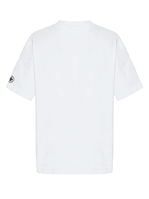 Men's Printed Anchor White Cotton T-shirt, 1 Men's Printed Anchor White Cotton T-shirt, 1