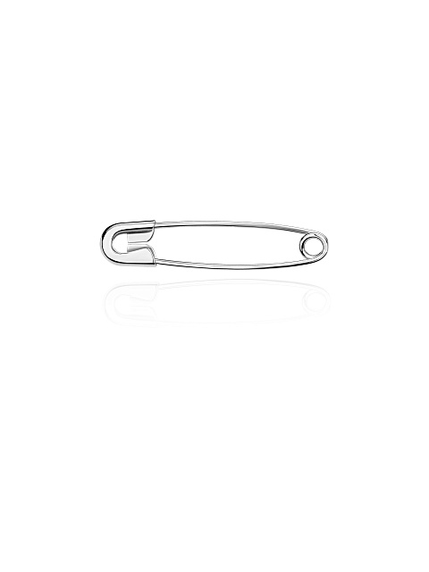 Silver "Safety Pin" Brooch, 1
