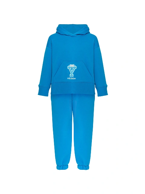 Kid's Blue Embroidered Jersey Tracksuit, 1 Kid's Blue Embroidered Jersey Tracksuit, 1