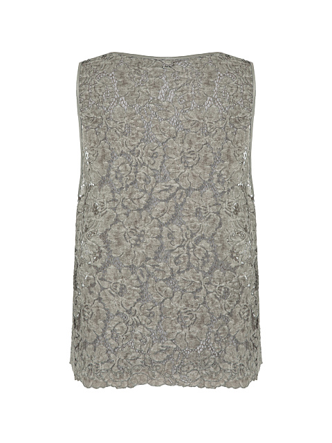 Grey lace top, 4 Grey lace top, 4