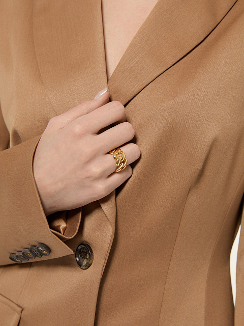 Yellow gold ring , 2