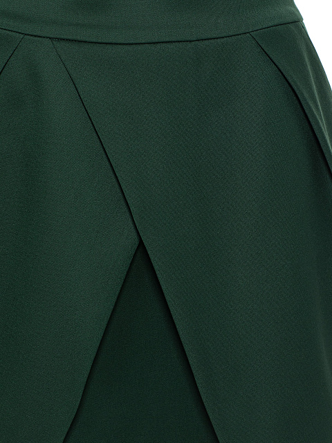 Green wool two-piece suit , 5