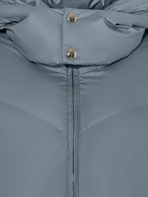 Grey Cropped Puffer Jacket, 3