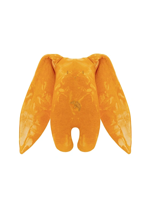 Orange Tie Dye & Orange Embroidery "Bunny" Toy, 1