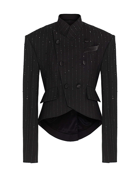 Striped jacket with embroidery, 1