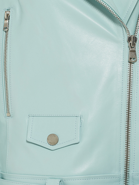 Blue Leather Vest, 3