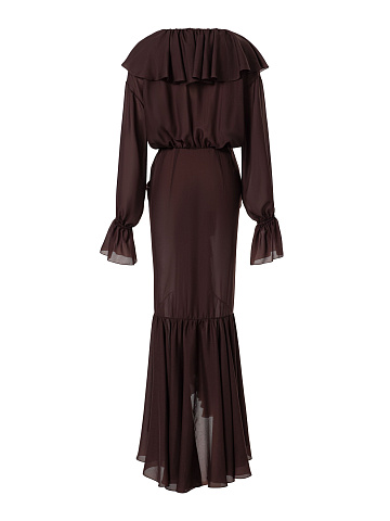 Chiffon maxi dress, 2