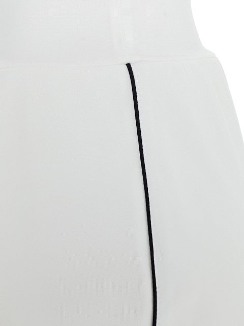 White Tracksuit Of Sweatshirt And Mini Skirt, 5