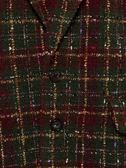 Green & Red Tweed Jacket, 3