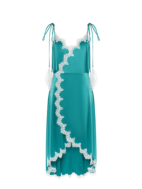 Midi dress with lace, 1 Midi dress with lace, 1