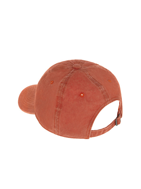 Orange Neon YD Embroidered Vintage Denim Cap, 3