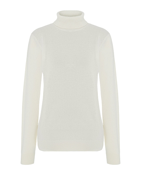 Milk-colored cashmere turtleneck, 1