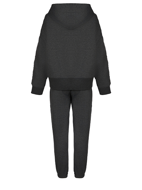 Grey Jersey Set With Cross Embroidery, 2