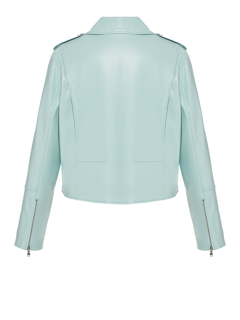 Light Blue Biker Jacket, 2 Light Blue Biker Jacket, 2