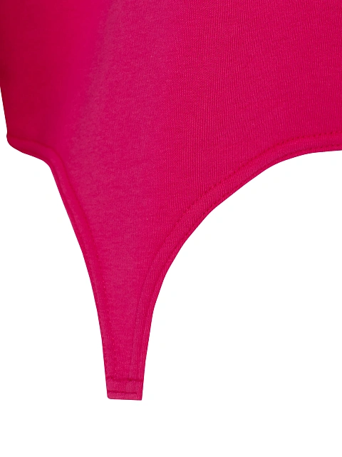 Hot Pink Printed Cotton Sweatshirt, 3