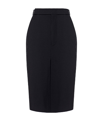Wool midi skirt, 1