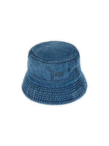 Blue Embroidered Bucket Hat, 1