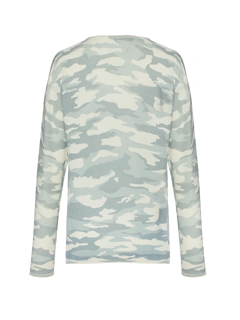 White Men's Cashmere Jumper With Print, 2 White Men's Cashmere Jumper With Print, 2