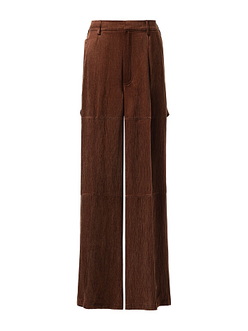 Wide trousers made of cupro, 1