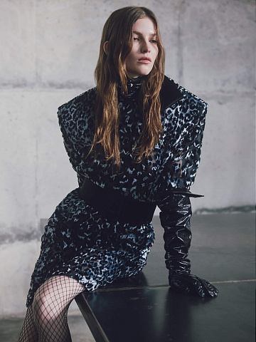 Lambskin leather gloves, 2