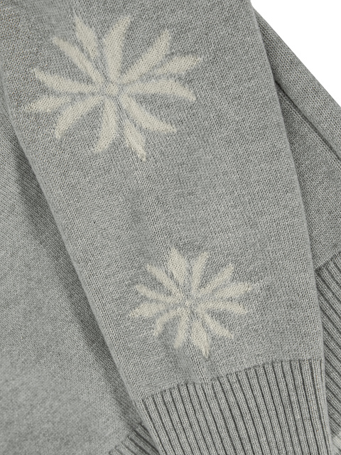 Gray wool sweater, 3