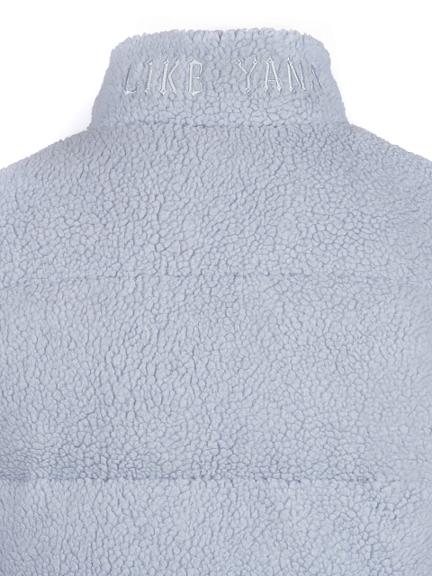 Light Blue Teddy Padded Jacket, 6