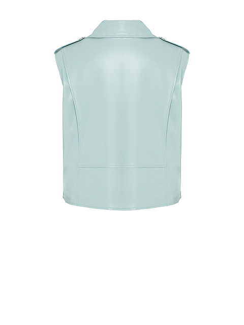 Blue Leather Vest, 2