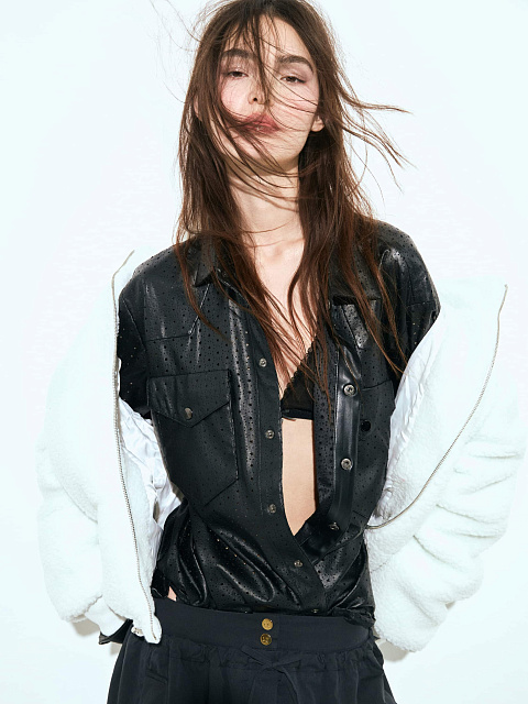 White Teddy Padded Jacket, 2 White Teddy Padded Jacket, 2