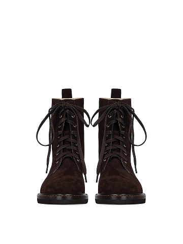 Dark Brown Suede Boots, 2