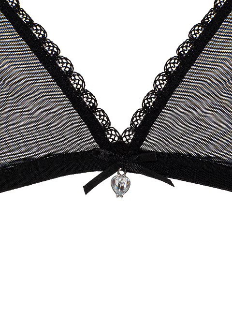 Black Mesh Lingerie Set, 3 Black Mesh Lingerie Set, 3