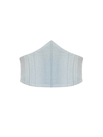 Light blue velvet corset belt, 1