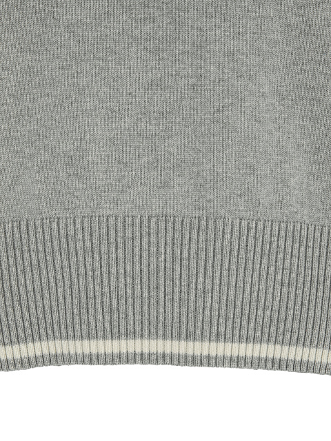Gray wool sweater, 4