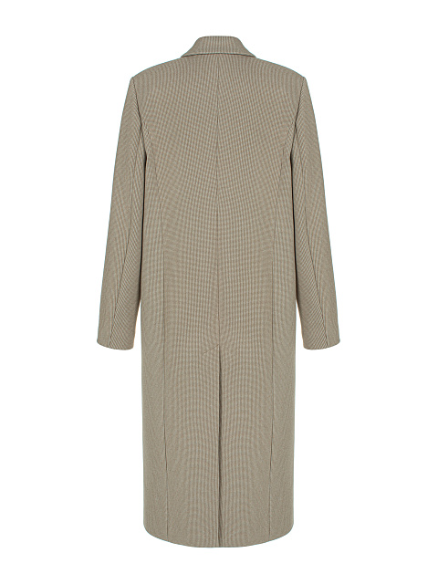 Beige Houndstooth Coat, 2
