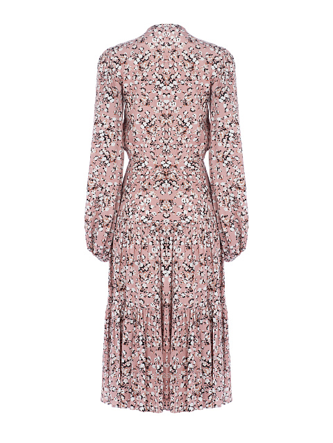 Pink Flower Printed Midi Dress , 2 Pink Flower Printed Midi Dress , 2