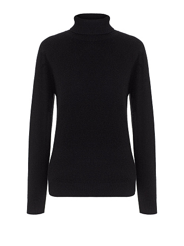 Black cashmere turtleneck, 1