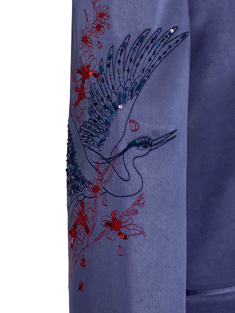 Blue & Purple Top, Pants & Jacket Set, 9