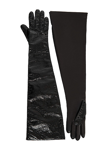 Lambskin leather gloves, 1