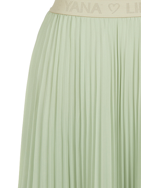 Light Green Pleated Asymmetric Midi Skirt, 4 Light Green Pleated Asymmetric Midi Skirt, 4