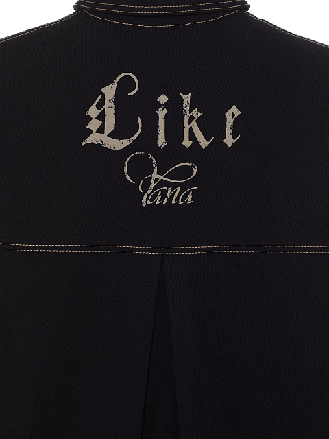 Black Cotton Printed Shirt & Pants, 6 Black Cotton Printed Shirt & Pants, 6