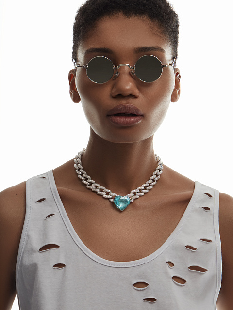 Grey Round Sunglasses, 8