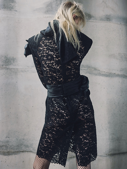 Black lace midi dress, 5 Black lace midi dress, 5