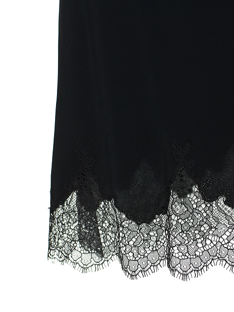 Leopard Lace Trim Pleated Mini Dress, 6