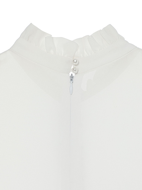 Black and white chiffon and tweed mini dress, 4