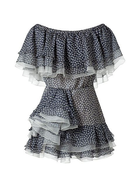 Mini dress made of chiffon, 1