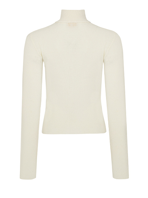 White Cashmere & Silk Turtleneck, 2