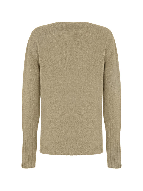 Olive Cashmere Pullover, 2