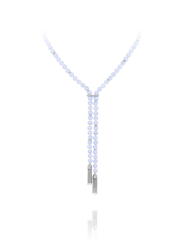 Necklace-belt with chalcedony and diamonds, 1