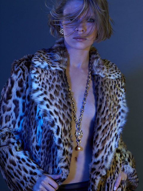 Gold, Diamonds & Pearl Tiger Necklace, 11