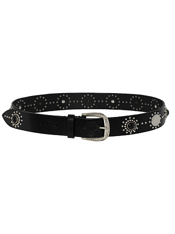 Black leather belt, 1